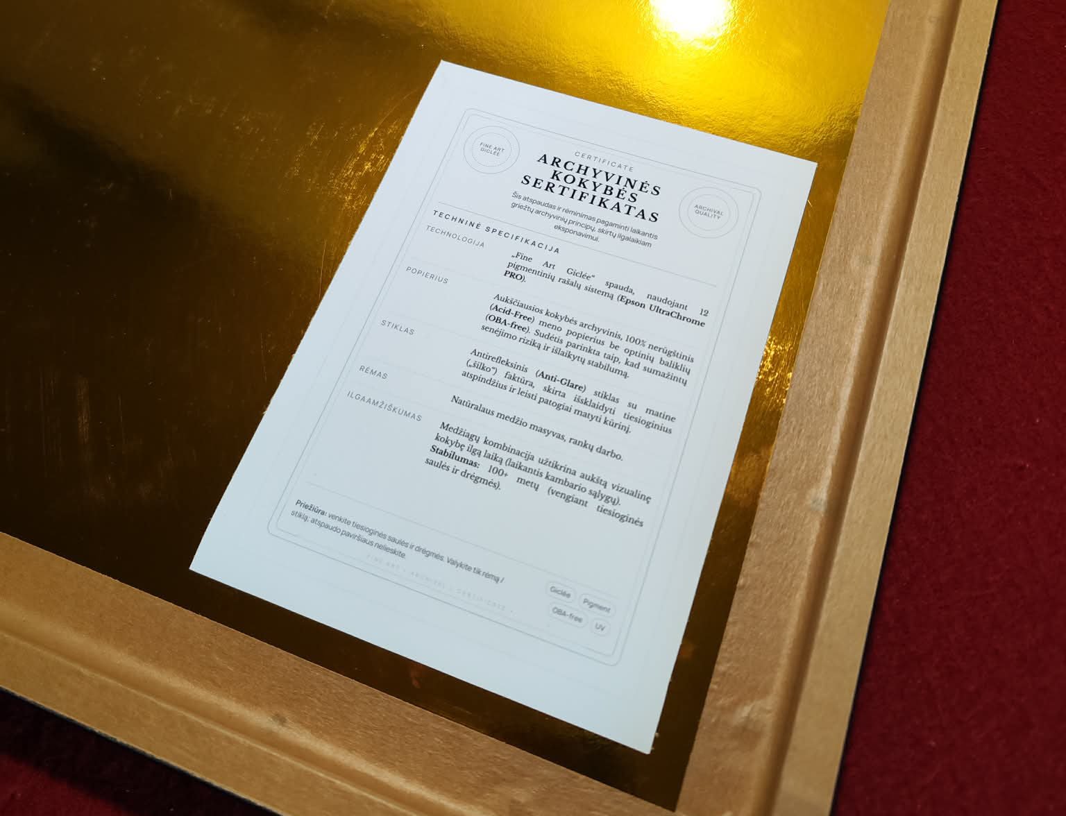 Rankų darbo medžio rėmai